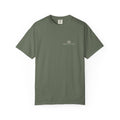 Contour Pocket Tee in Moss, front view
