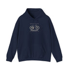Hardtail Hoodie in Navy, front view
