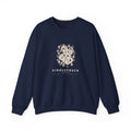 Singletrack Crewneck in Navy, front view