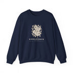 Singletrack Crewneck in Navy, front view