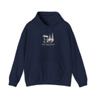 The Trailhead Hoodie in Navy, front view