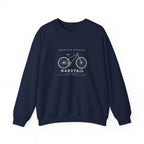 Hardtail Crewneck in Navy, front view