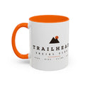 Club Wordmark Mug in Orange, design side