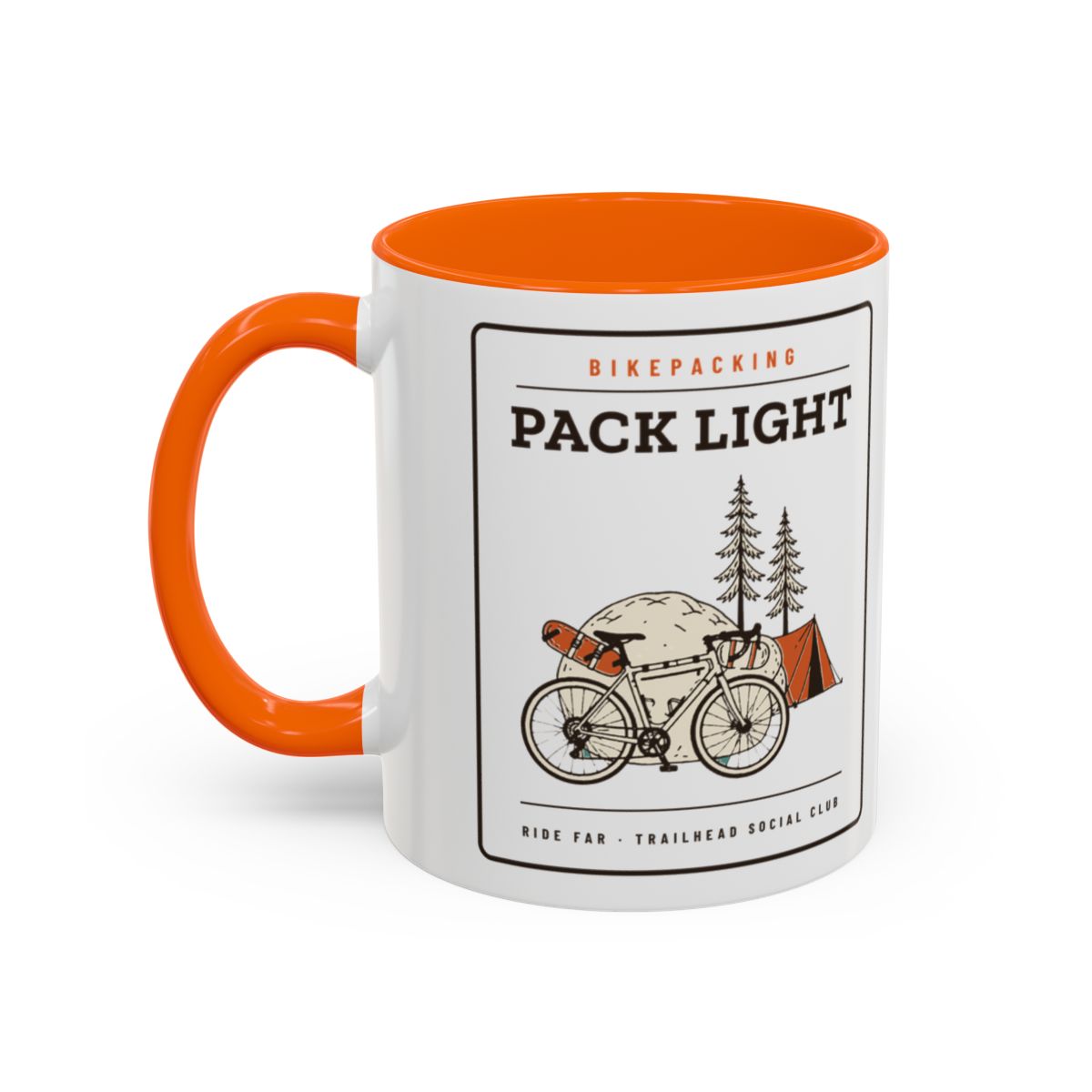 Pack Light Mug in Orange, design side
