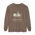 Pavement Optional Long Sleeve Tee in Espresso, front view