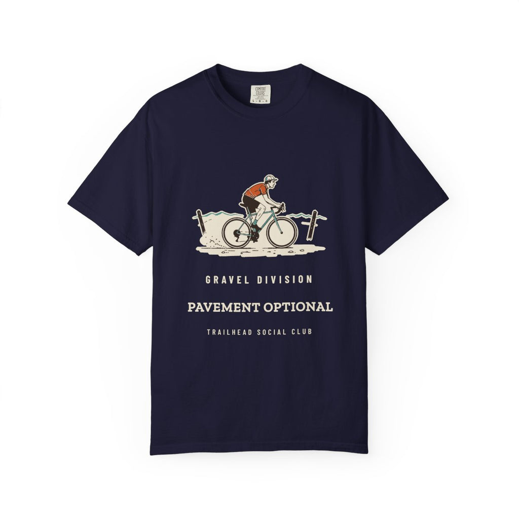 Pavement Optional Tee in True Navy, front view