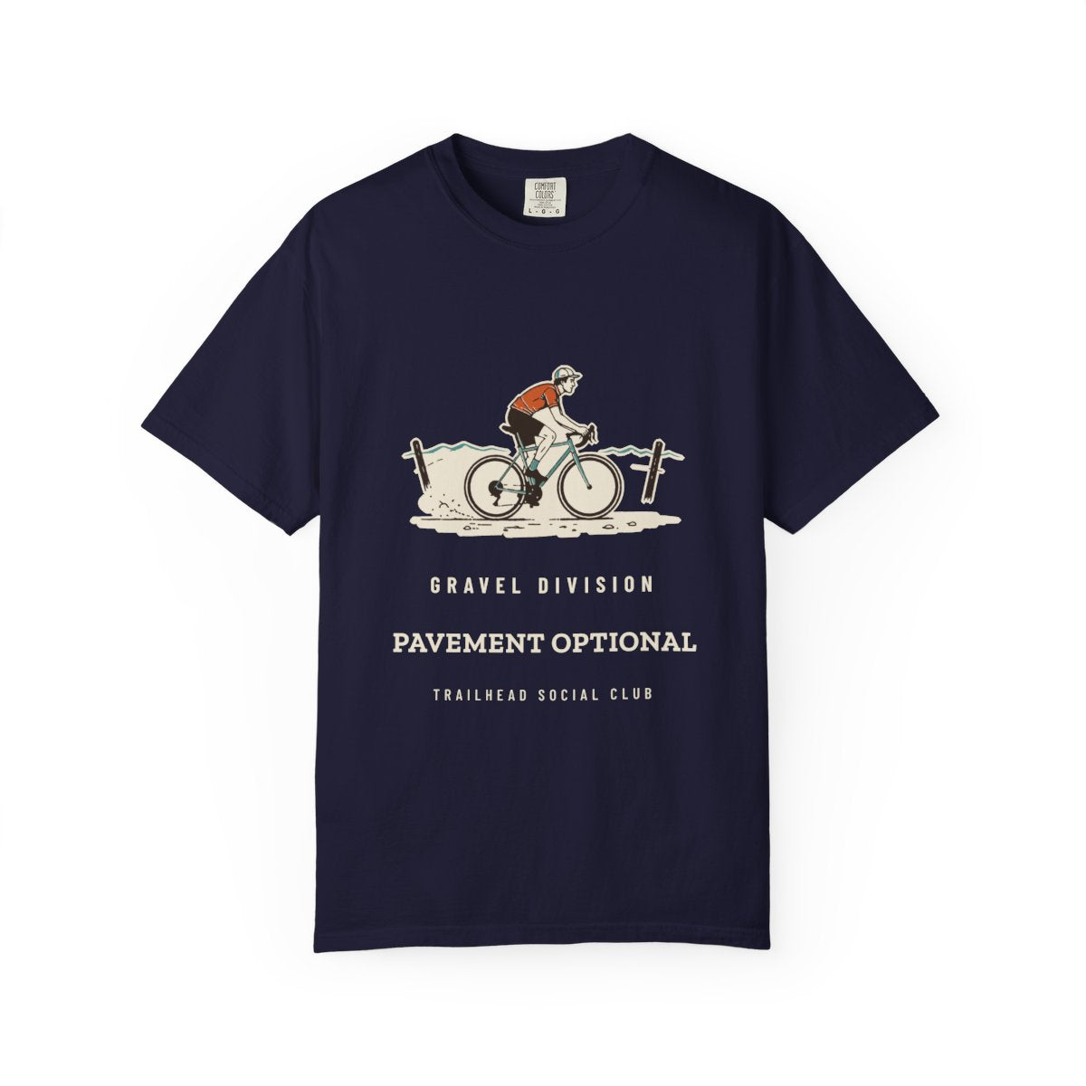 Pavement Optional Tee in True Navy, front view