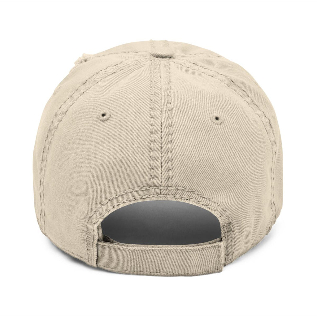 Trailhead Peaks Dad Hat in Khaki, back view