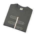 Trail Junction Tee in Pepper, folded