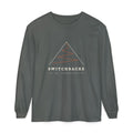 Switchbacks Long Sleeve Tee in Pepper, front view