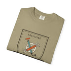 Trailside Repair Society Tee in Khaki, folded