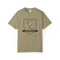 Trailside Repair Society Tee in Khaki, front view