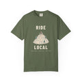 Ride Local Tee in Sage, front view