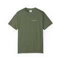 Tailgate Hours Pocket Tee in Sage, front view