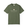 Club Wordmark Tee in Sage, front view