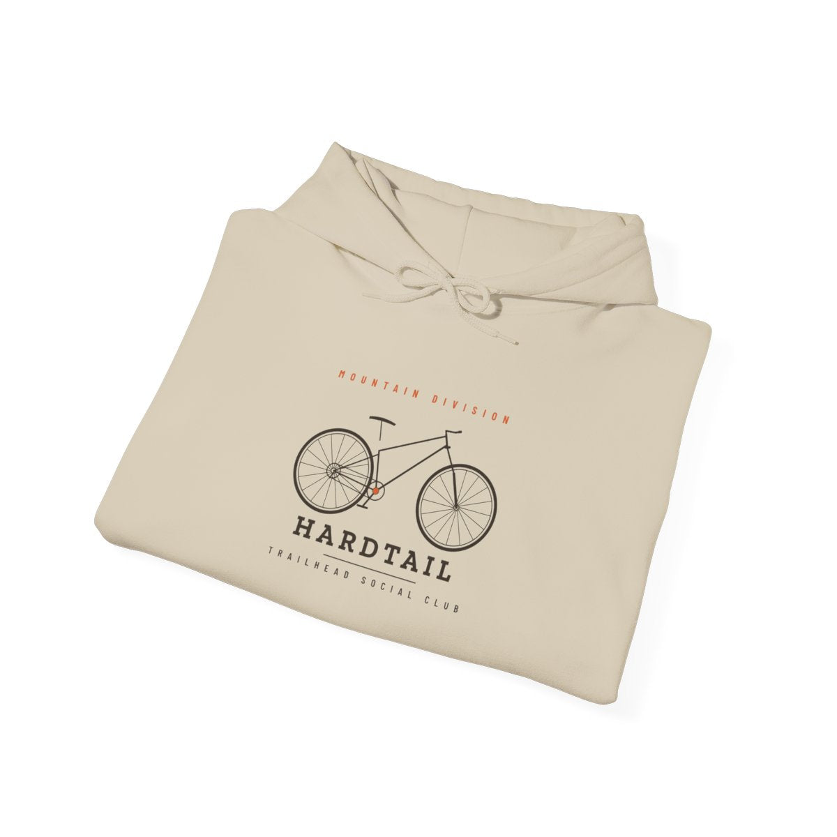 Hardtail Hoodie in Sand, folded