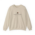 Club Wordmark Crewneck in Sand, front view