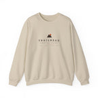 Club Wordmark Crewneck in Sand, front view