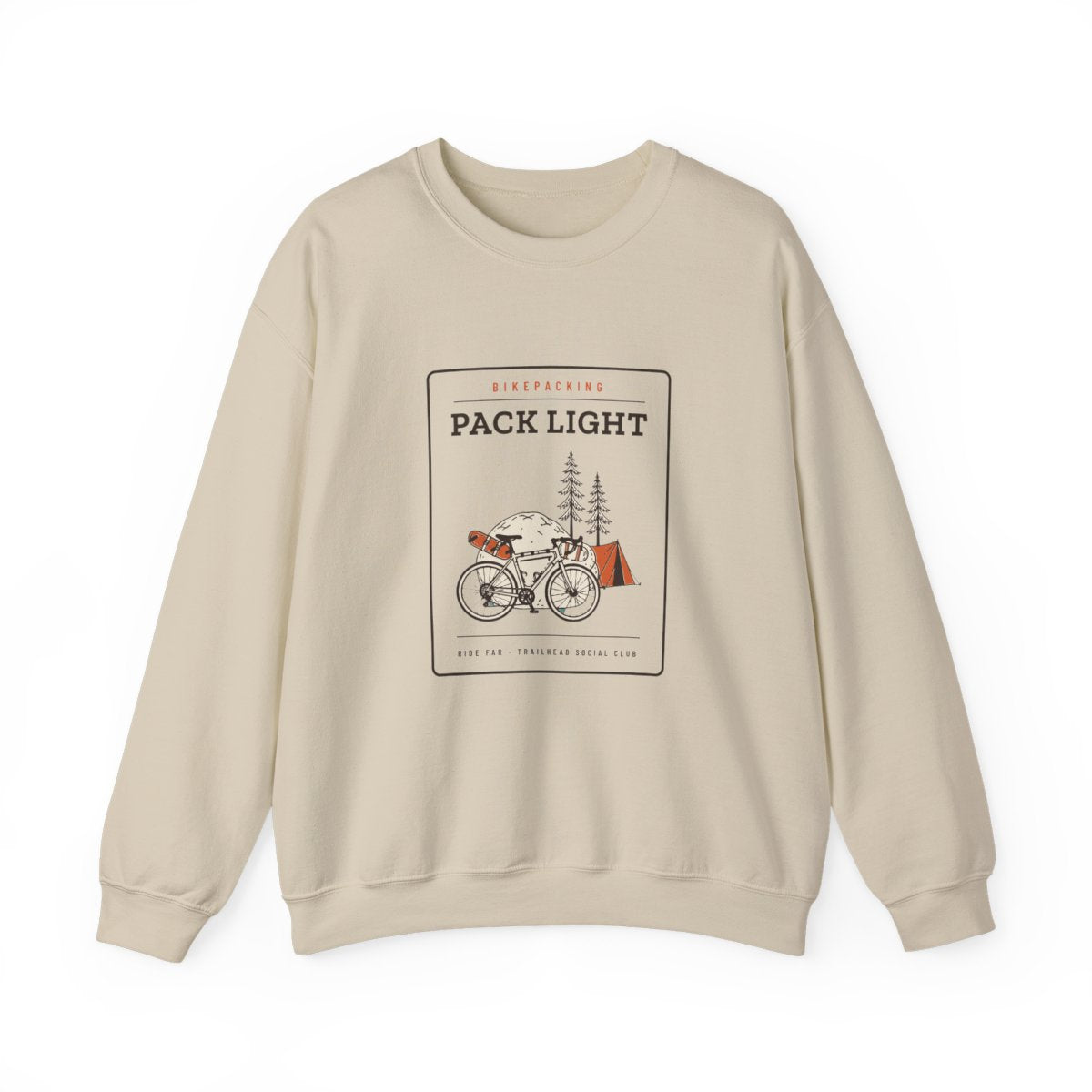 Pack Light Crewneck in Sand, front view