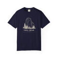 The Crag Tee in True Navy, front view