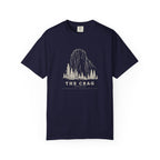 The Crag Tee in True Navy, front view
