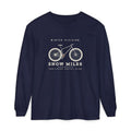 Winter Division Long Sleeve Tee in True Navy, front view