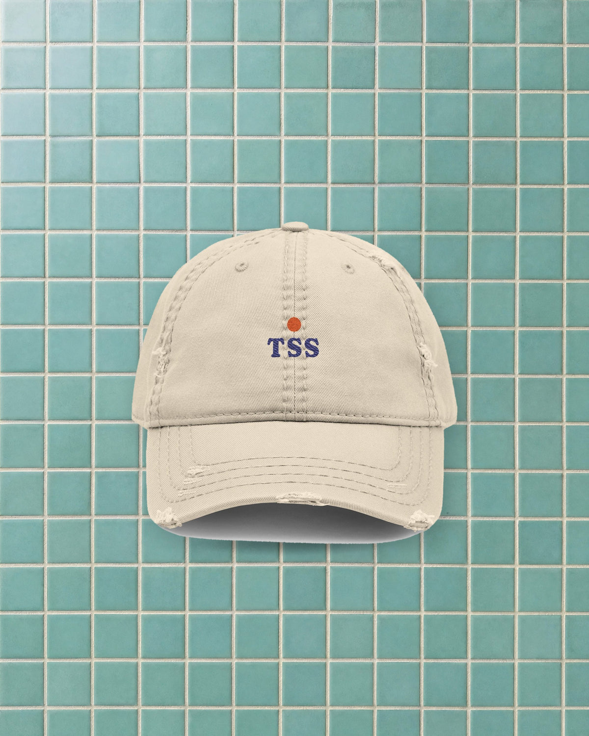 TSS Ball Dad Hat in Khaki, styled