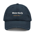 Water Early Dad Hat in Dark Navy, front view