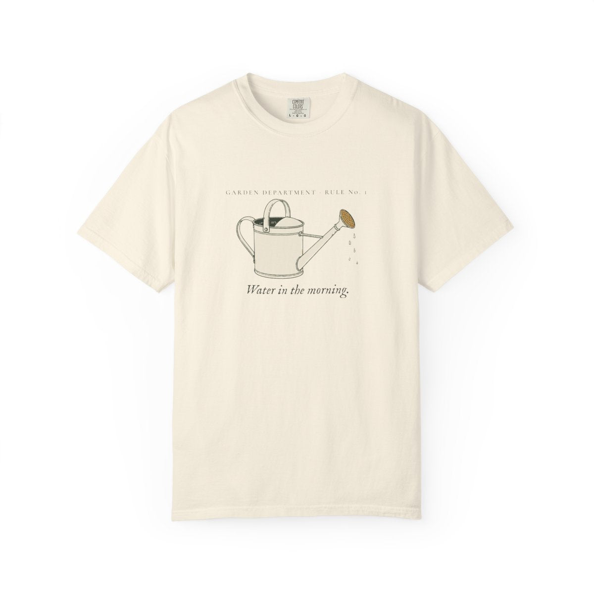 Water Early Tee in Ivory, front view