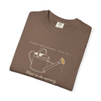 Water Early Tee in Espresso, folded