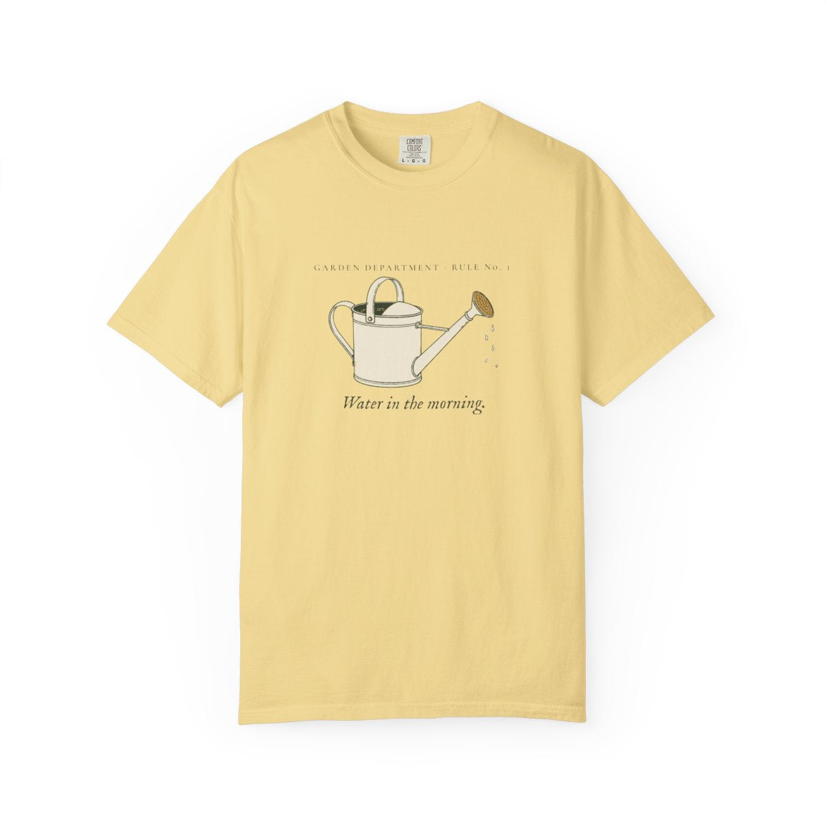 Water Early Tee in Butter, front view