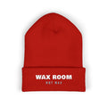 Wax Room Beanie in Red, front view