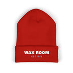 Wax Room Beanie in Red, front view