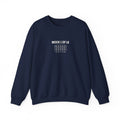 Week 1 of 18 Crewneck in Navy, front view