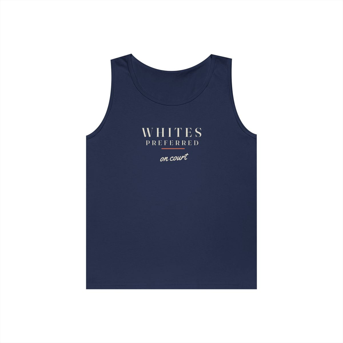 Whites Preferred Tank in Navy, front view