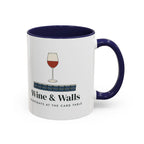 Wine & Walls Mug in Navy, right side