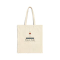 Wine & Walls Tote in Natural, front view