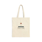 Wine & Walls Tote in Natural, front view